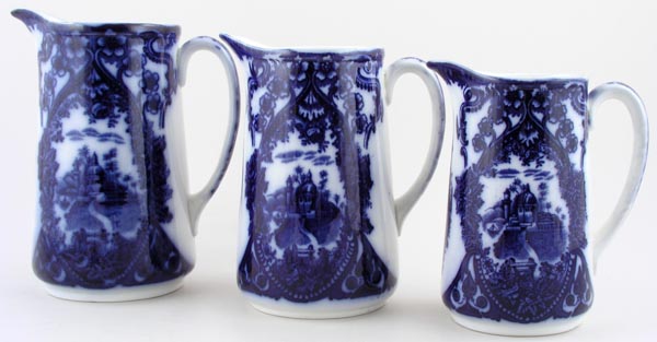 Jugs set of 3 c1900